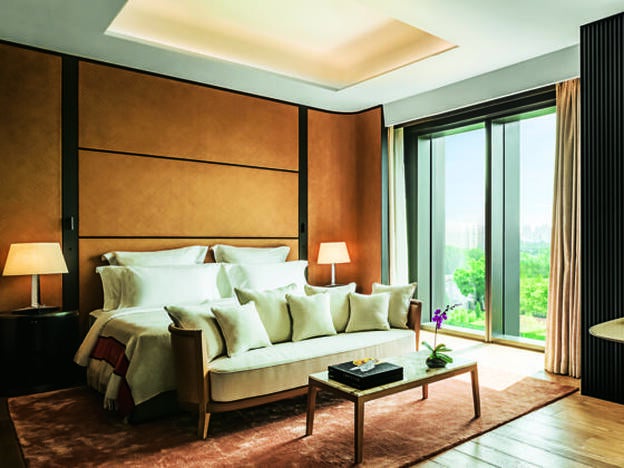 Premiun Room, una de las lujosas habitaciones del Hotel Bulgari Beijing./mujer hoy