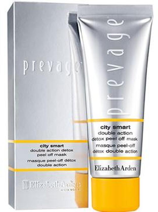 Prevage City Smart Mascarilla Peel-off Detoxificante Doble Acción de Elizabeth Arden (70 €). Exclusiva en centros El Corte Inglés.