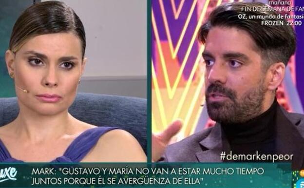 La pareja se ha enfrentado en el plató./Telecinco.es