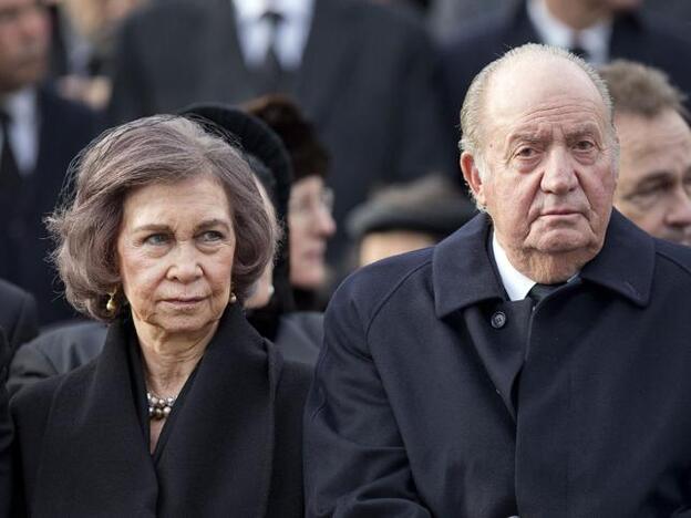 Don Juan Carlos y Doña Sofía en uno de los actos oficiales a los que han acudido este 2017./gtres