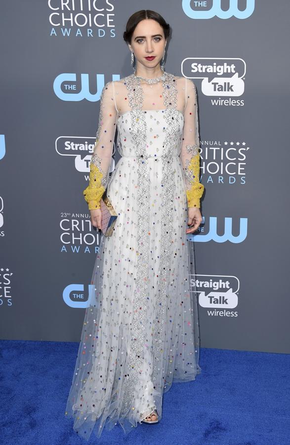 El look de Zoe Kazan en los Critic's Choice Awards 2018