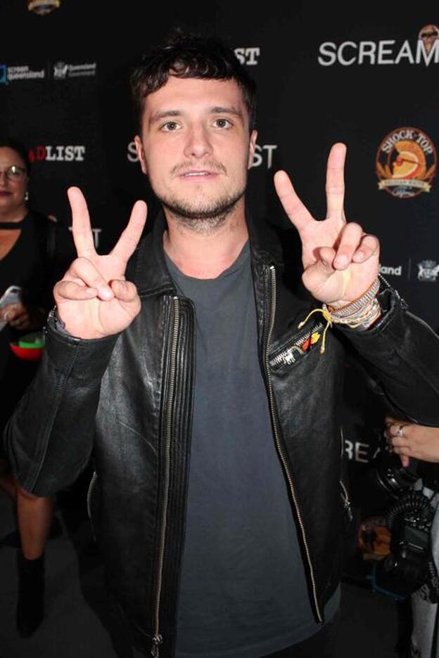 Josh Hutcherson votó anoche por la 'app' de 'OT 2017' para salvar a Roi./gtres.