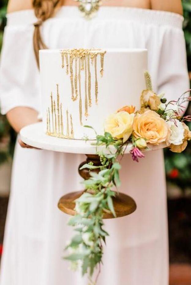 Las últimas tendencias en tartas nupciales/Zankyou