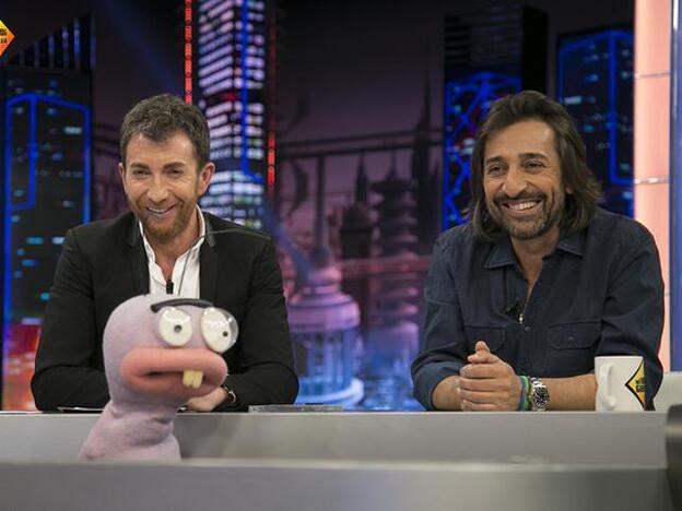 Antonio Carmona con Pablo Motos en 'El Hormiguero'./flickr.