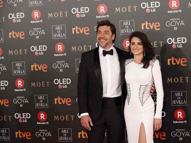 Penélope Cruz, sola en los Premios Goya 2018. ¿Dónde estaba Javier Bardem?/gtres.