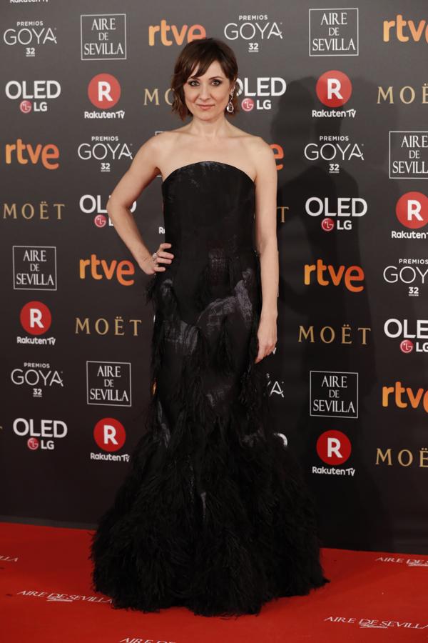 Premios Goya 2018: el look de Nathalie Poza en la alfombra roja