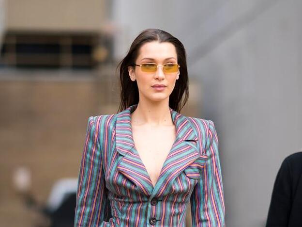 La supermodelo Bella Hadid en Nueva York./getty