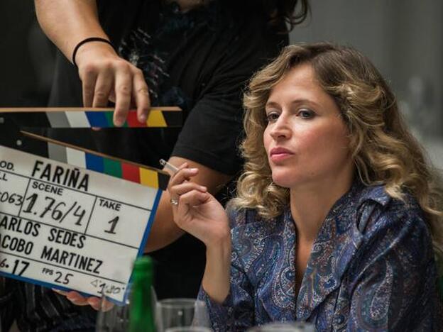 Marta Larralde, en la serie 'Fariña'/BAMBÚ PRODUCCIONES