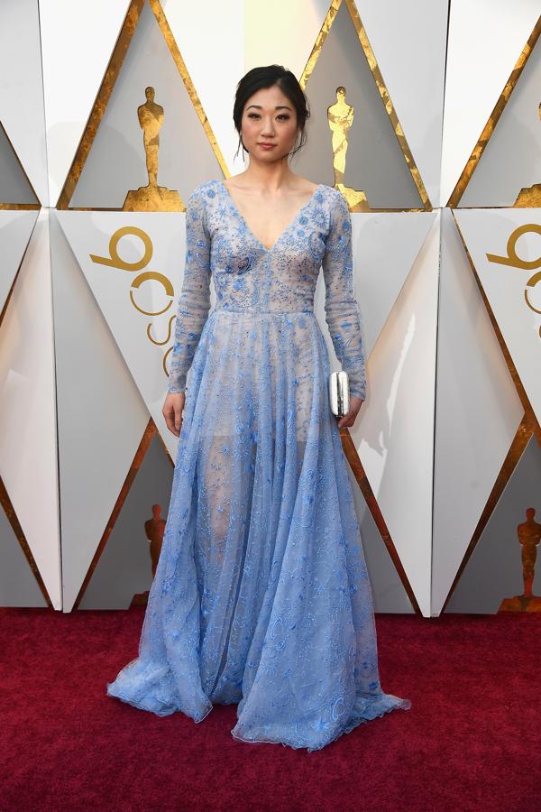 Todos los looks de la alfombra roja de los Premios Oscar: Mirai Nagasu