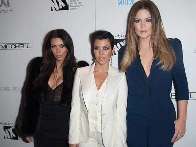 Kim, Kourtney y Khloé Kardashian/getty