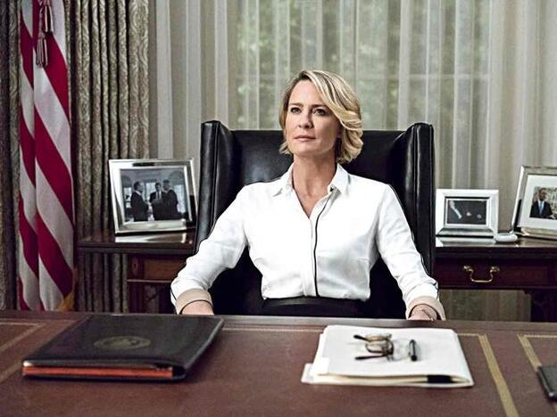 Escena de 'House of Cards' con Claire Underwood en la imagen.