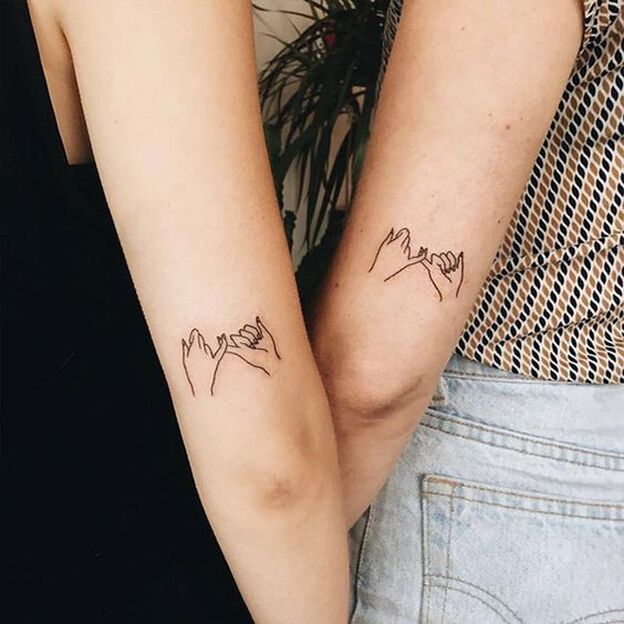 Inspiración de tatuajes para hacerte con tu hermana, mejor amiga o alguien especial./