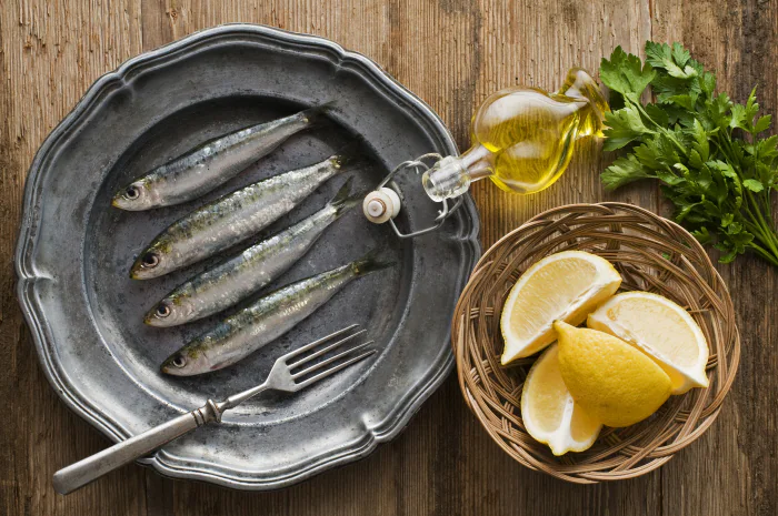 Los mejores alimentos con ácidos grasos insaturados para evitar la celulitis: Sardina