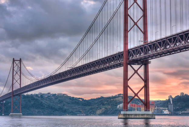 Puente del 25 de abril, en Lisboa.