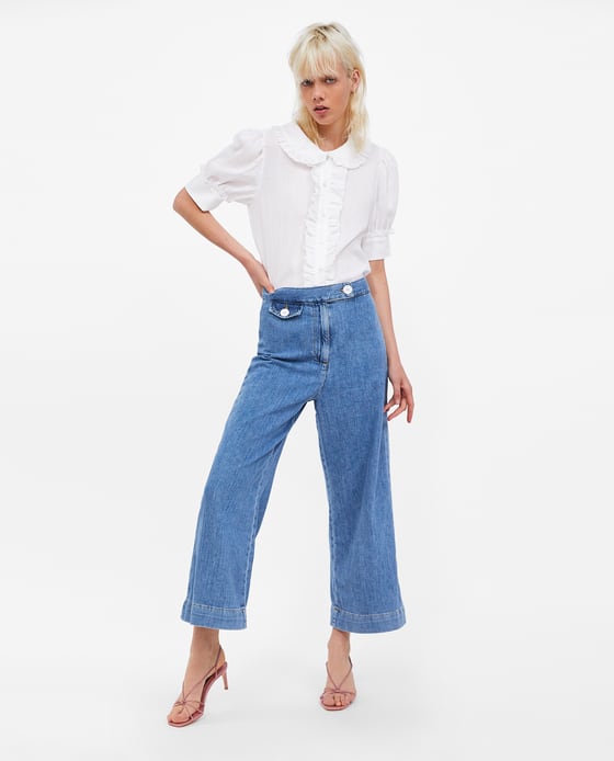 Vaqueros culotte de Zara (29,95 euros)