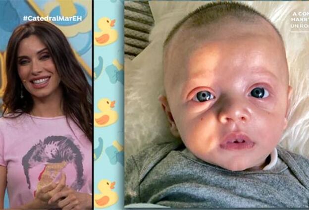 PIlar Rubio mostró la cara de su hijo Alejandro sin pixelar en 'El Hormiguero'.