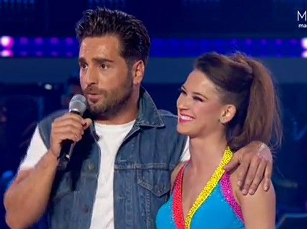 David Bustamante junto a Yana Olina durante la sgeunda gala d 'Bailando con las estrellas'./tve.