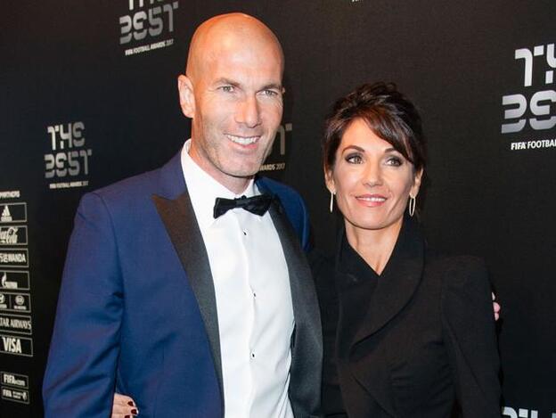 Veronique junto a su marido, Zidane./gtres