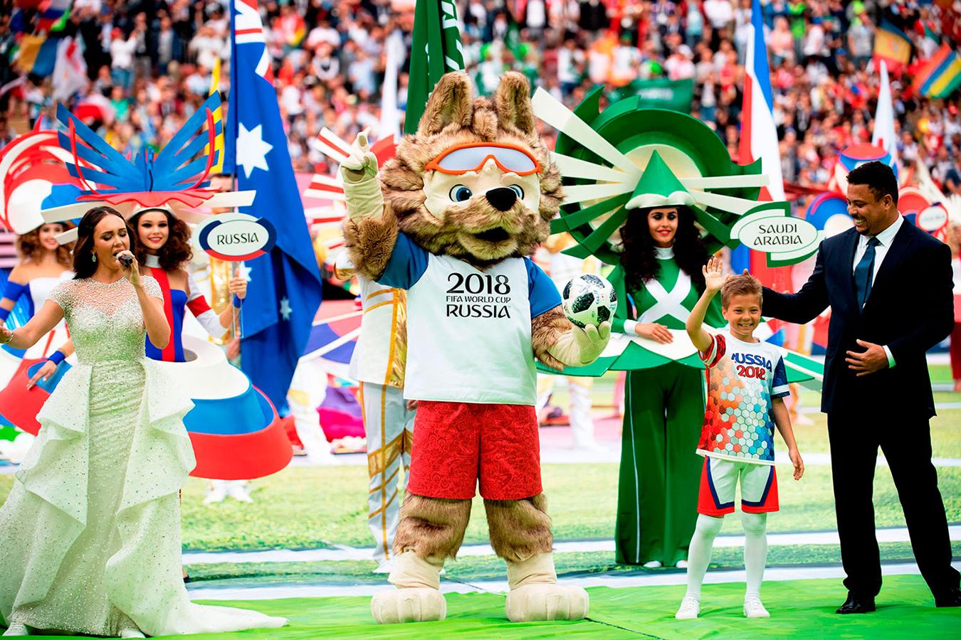 Las fotos de la ceremonia de inauguración del Mundial de Rusia 2018