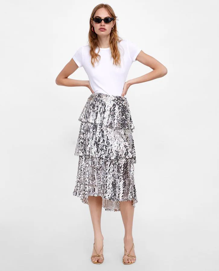 proteger Tesauro Modales Fotos: 12 prendas de Zara que puedes comprar en rebajas para combinar su  famosa falda de lentejuelas | Mujer Hoy