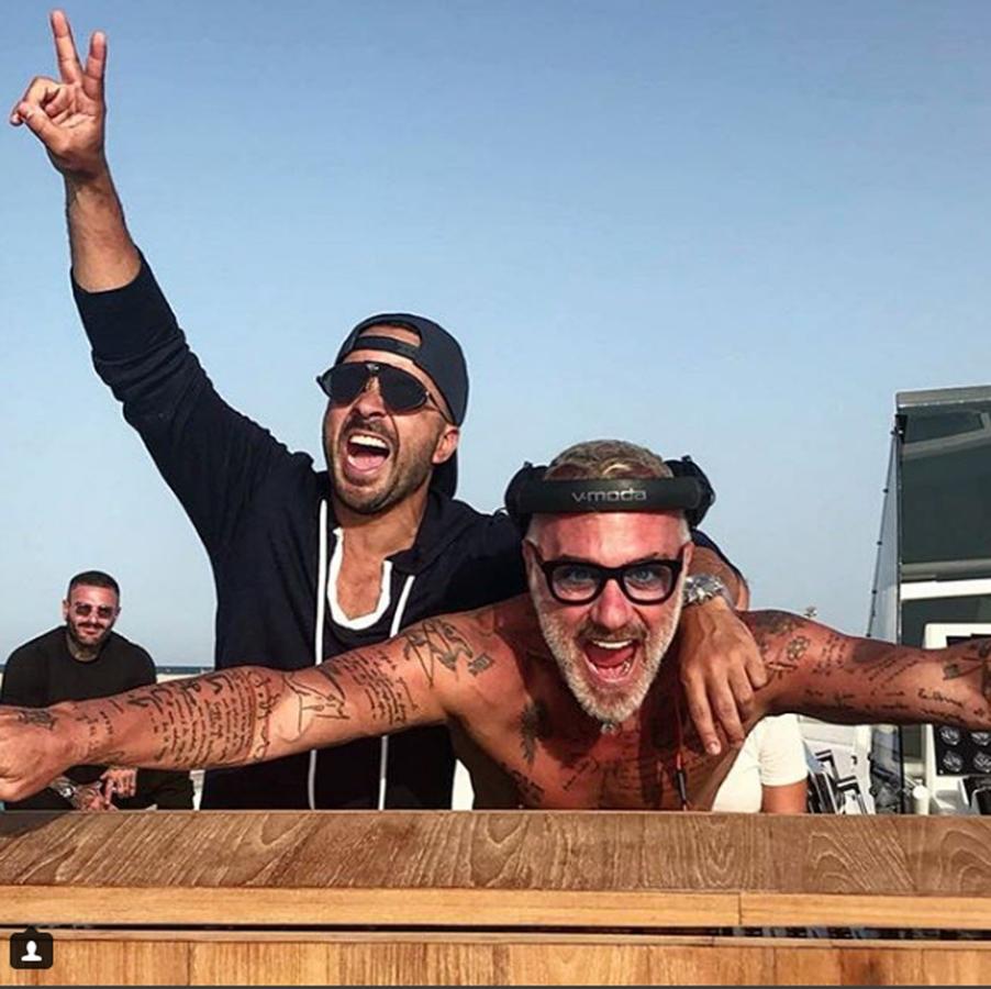 Luis Fonsi y Gianluca Vacchi