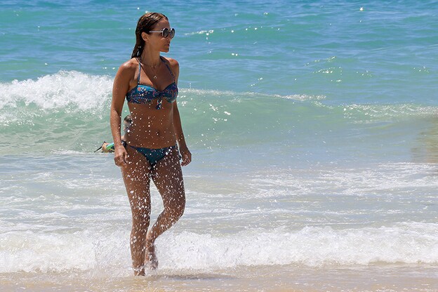 La actriz disfruta de sus vacaciones en Cádiz./gtres