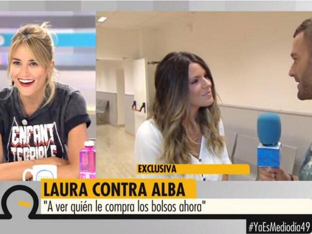 Laura Matamoros contesta a las acusaciones de Alba Carrillo hacia su padre./telecinco.