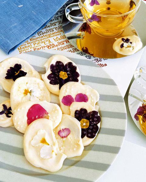 Chocolatinas con flores