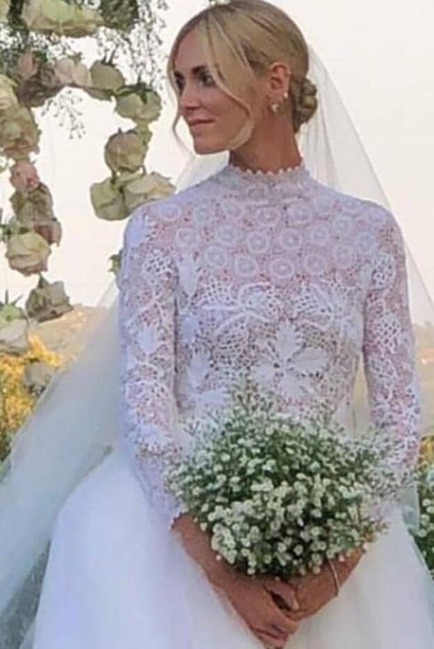 Así es el romántico vestido novia de Chiara Ferragni | Mujer Hoy