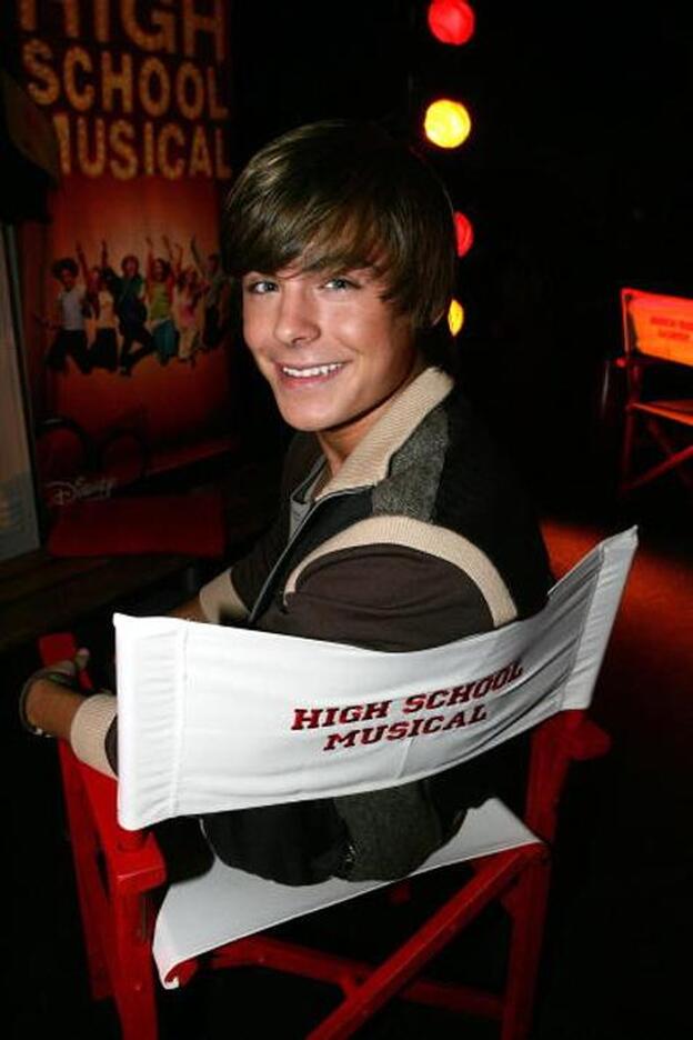 Zac Efron protagonizó la trilogía 'High School Musical'.