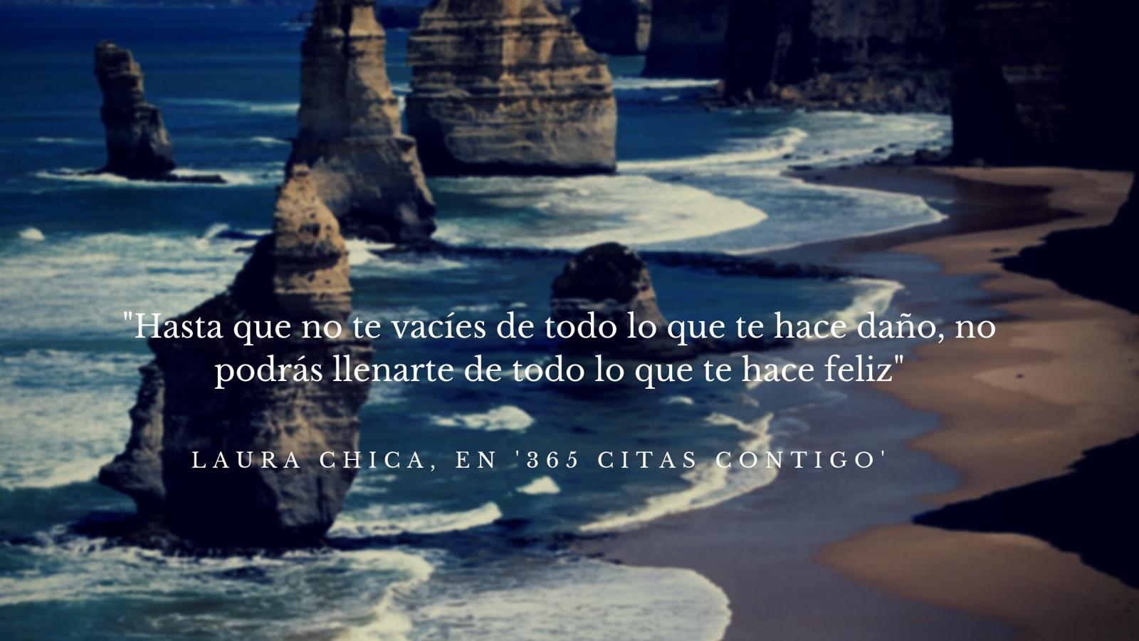 Frases motivadoras para quererte más: Vacíate de todo lo que te hace daño