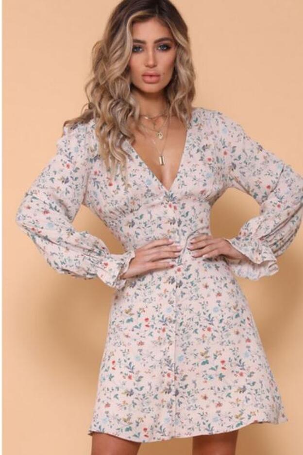 Vestido con estampado floral modelo Adeline, 77,90 euros.