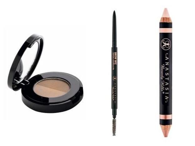 4. Brow Wiz lápiz ultrafino (26 €). 5. Brow Power Duo sombra para crear curvas (28,90 €). 6. Highlighting Duo Pencil de Anastasia Beverly Hills (27,55 €). En Sephora.