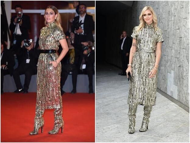 Blanca Suárez y Chiara Ferragni con el mismo look.