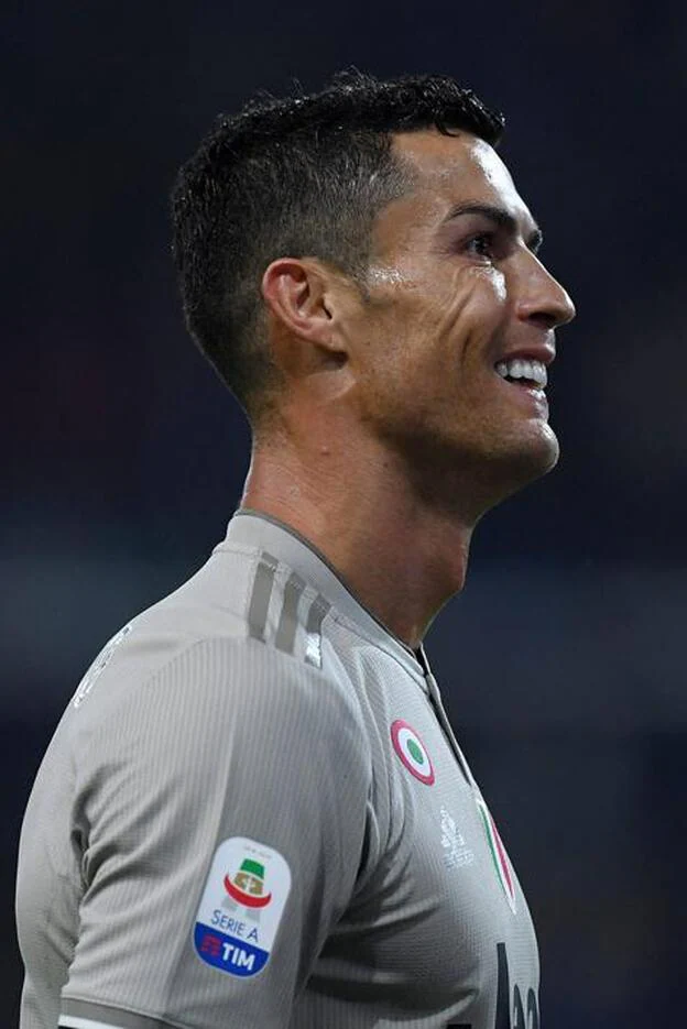 Cristiano Ronaldo durante el último partido de la Juventus de Turín./cordon press.