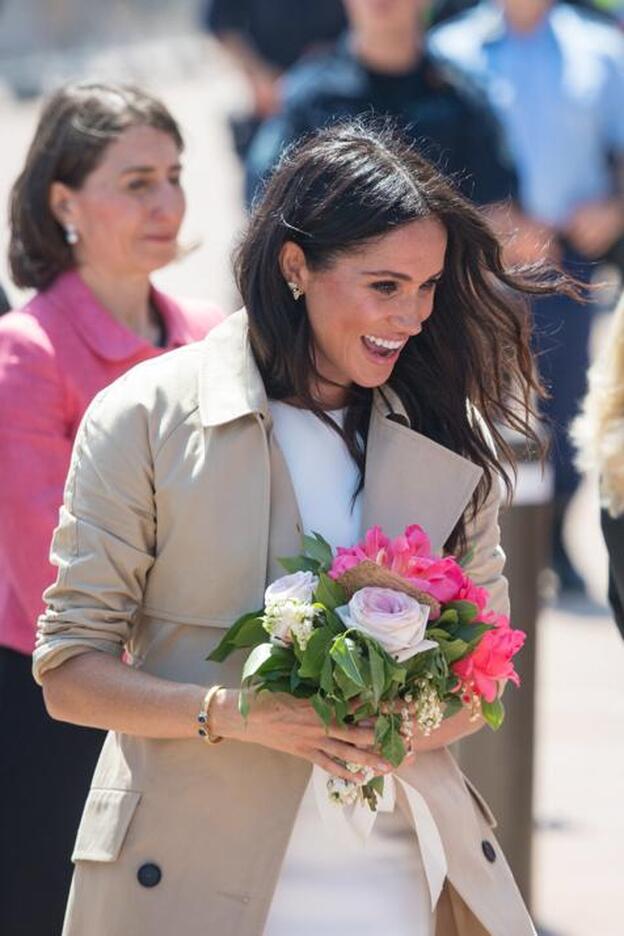 Además de los pendientes, lucía una pulsera del mismo conjunto de Diana.