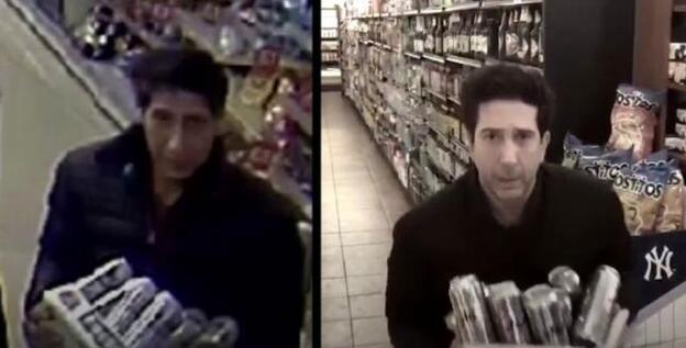 Confunden a David Schwimmer con un ladrón.