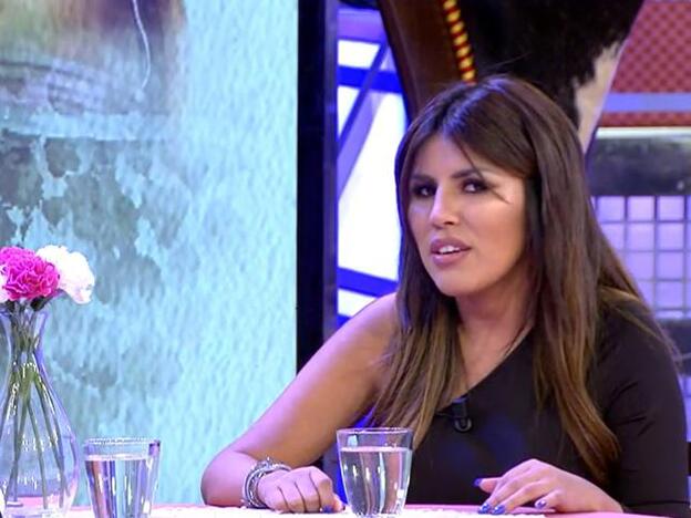 Chabelita Pantoja durante su entrevista en el 'Deluxe'./telecinco.es