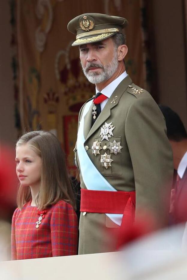 Pincha en la foto para ver las fotos más tiernas de la Princesa Leonor./Gtres