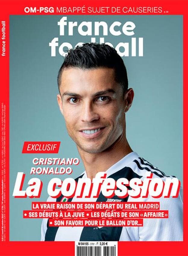 'France Football' ha publicado una entrevista exclusiva con Cristiano Ronaldo, que no evita hablar de ningún tema.