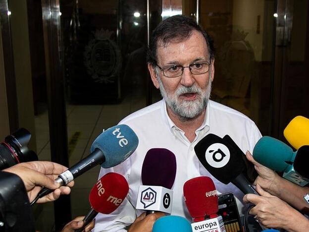 El expresidente del Gobierno, Mariano Rajoy, en una imagen de archivo, tomada en junio de 2018./gtres