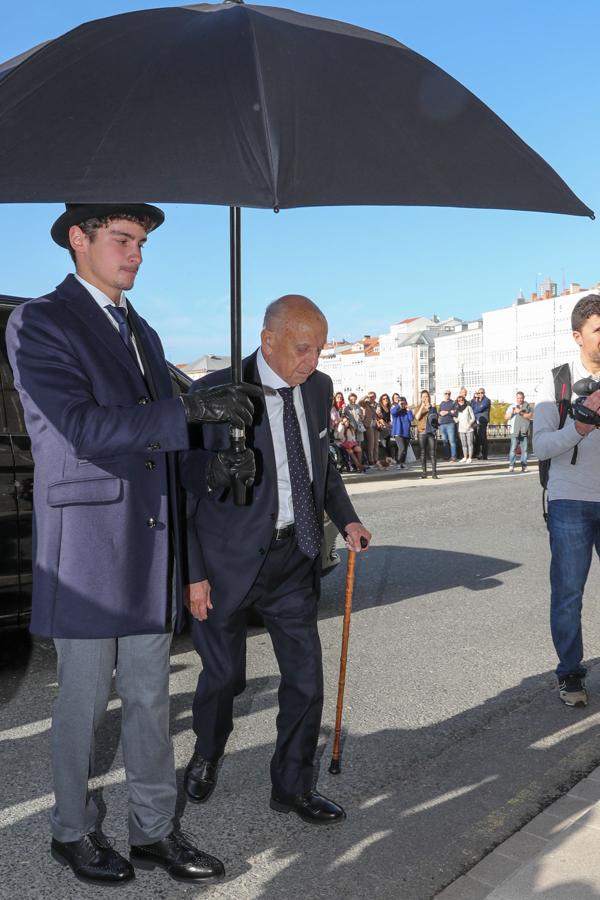 Los familiares en la boda de Marta Ortega y Carlos Torretta: el abuelo de la novia