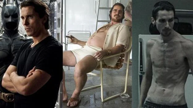 Los cambios de peso de Christian Bale.