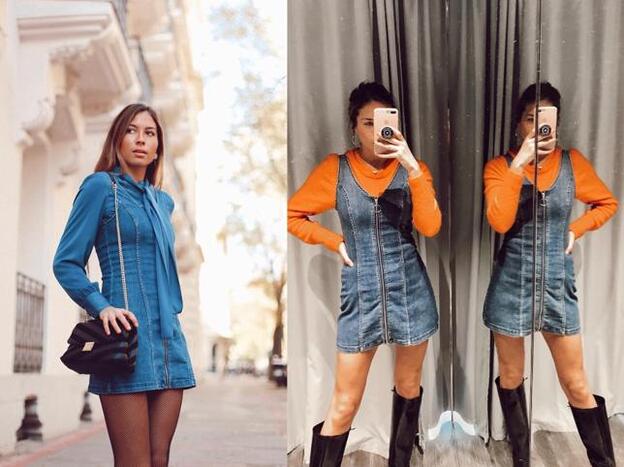 La 'influencer' Alicia Alameda con peto de H&M.