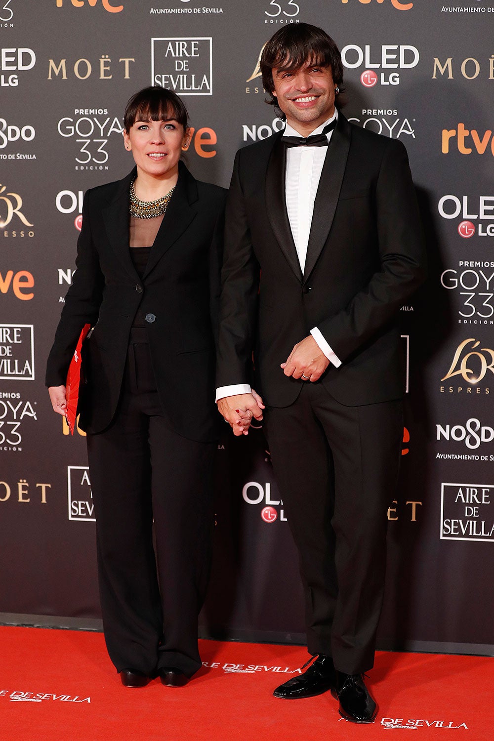 Premios Goya 2019, parejas en la alfombra roja