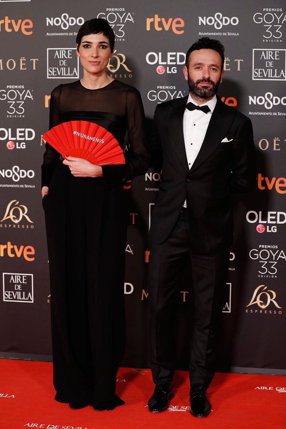 Premios Goya 2019, parejas en la alfombra roja