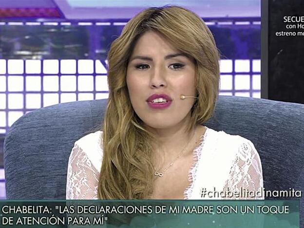 Chabelita Pantoja en 'Sábado Deluxe'./Telecinco.es