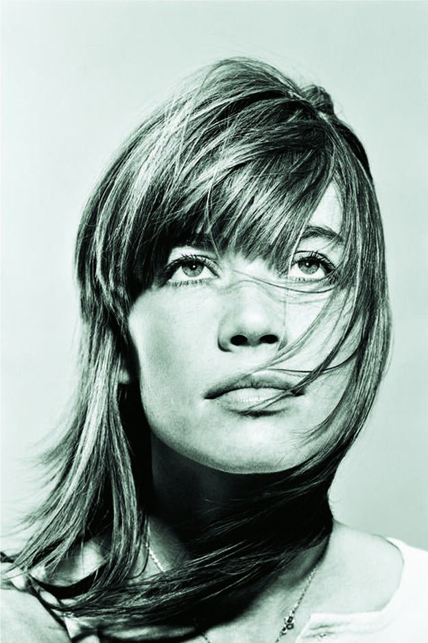 Retrato de Françoise Hardy.