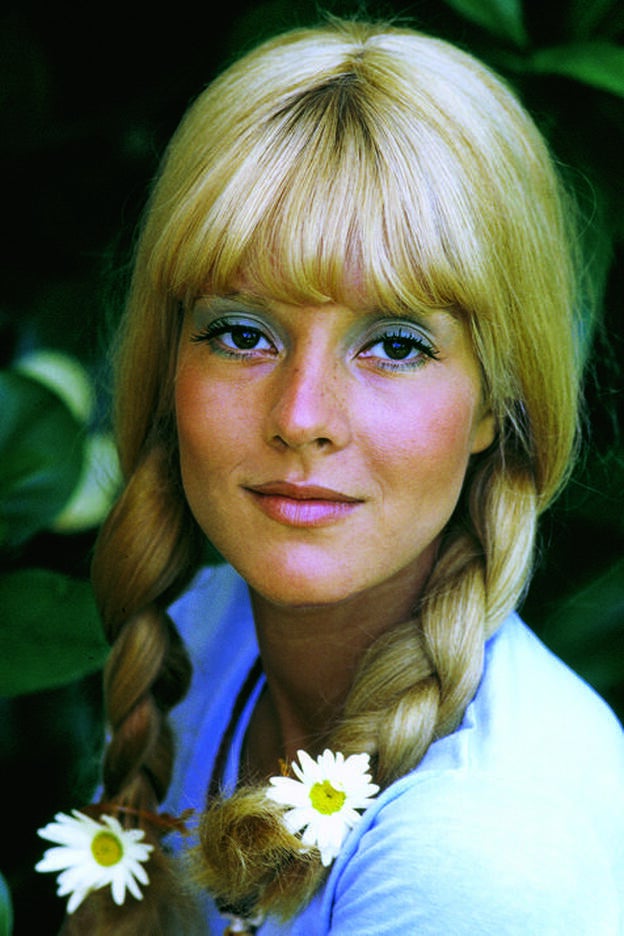 Retrato de Sylvie Vartan.