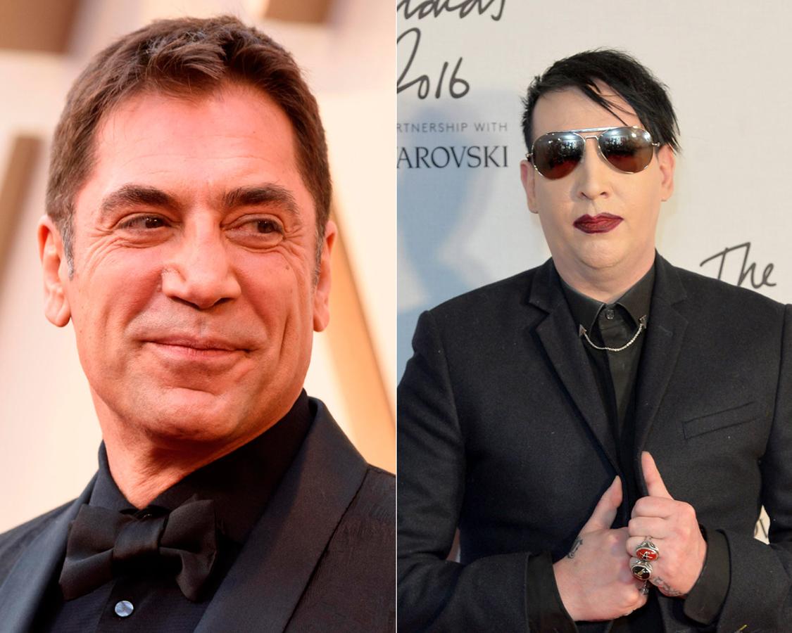 Famosos que tienen la misma edad, aunque no te lo creas: Javier Bardem y Marylin Manson